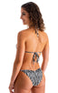 B65 - Womens Low Front Scrunchie 1/2 Back Brazilian Bottom - Prints 3150 Zebra - Skinzwear