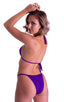 B7 - Womens Skinny Side 1/2 Bottom - Solids 3453 Royal purple - Skinzwear