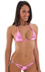 B77 - Womens Twin Tip Micro G String Bottom - Metallics 9819 - 9819 Bubblegum - Bubblegum - Skinzwear
