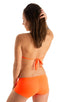 B78 - Womens Boy Cut Swim Shorts - Solids 6402 Blazing orange - Skinzwear