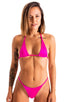 B92 - Womens Micro Cheekini Bottom - Solids 3452 Fuchsia - Skinzwear