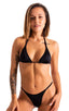 B92 - Womens Micro Cheekini Bottom - Solids 6407 Black - Skinzwear