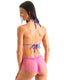 B96 - Womens High Cut Thong with Back Fringe - Prints 2164 - 1505 Tahitian magenta - Hot pink - Skinzwear