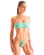 B97 - Womens Adjustable Front and Back Bikini - Solid Sheer Semi Sheer 4558 Mint - Skinzwear