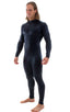C1FZM - Mens Full Body Suit for Men - Metallics 5807 Black vinyl - Skinzwear