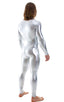 C1FZM - Mens Full Body Suit for Men - Metallics 5813 Chrome silver - Skinzwear