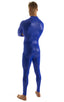 C1FZM - Mens Full Body Suit for Men - Metallics 9852 Black ice - Skinzwear
