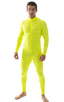 C1FZM - Mens Full Body Suit for Men - Solids 1459 Chartreuse - Skinzwear