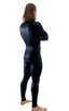C1FZM - Mens Full Body Suit for Men - Wet Look 0007 Black - Skinzwear
