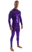 C1FZM - Mens Full Body Suit for Men - Wet Look 0007 Black - Skinzwear