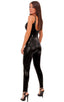 C4 - Womens CamiCat Catsuit for Women - Wet Look 5812 Metallic liquid gold - Skinzwear