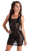 D1 - Womens Mini Dress - Printed Mesh 2557 Spiderweb - Skinzwear