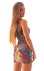 D1 - Womens Mini Dress - Printed Mesh 7510 Aquarious - Skinzwear