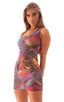 D1 - Womens Mini Dress - Printed Mesh 7510 Aquarious - Skinzwear