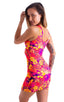D1 - Womens Mini Dress - Prints 8163 Tahitian sunset - Skinzwear