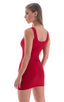D1 - Womens Mini Dress - Solids 3450 Ruby red - Skinzwear
