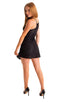 D8 - Womens Cover up Mini Dress - Mesh 2556 Black peep show - Skinzwear