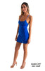 D8 - Womens Cover up Mini Dress - Mesh 4555 Royal blue athletic - Skinzwear