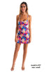 D8 - Womens Cover up Mini Dress - Prints 4150 Hibiscus - Skinzwear