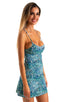 D8 - Womens Cover up Mini Dress - Prints 4152 Liquid leopard - Skinzwear