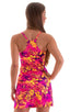 D8 - Womens Cover up Mini Dress - Prints 8163 Tahitian sunset - Skinzwear