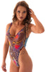 F10 - Womens One Piece Thong - Mesh 7510 Aquarious - Skinzwear