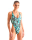 F10 - Womens One Piece Thong - Prints 9872 Sea urchin - Skinzwear