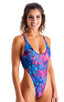 F10 - Womens One Piece Thong - Tan Through 3750 Bora bora - Skinzwear