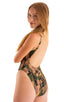 F12 - Womens Baywatch One Piece Swimsuit Full Back - Prints 5121 Camo - Skinzwear