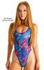 F12 - Womens Baywatch One Piece Swimsuit Full Back - Tan Through 3750 Bora bora - Skinzwear