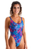 F12 - Womens Baywatch One Piece Swimsuit Full Back - Tan Through 3750 Bora bora - Skinzwear