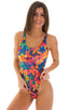 F12 - Womens Baywatch One Piece Swimsuit Full Back - Tan Through 7801 Tahitian - Skinzwear
