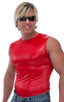 G20 - Mens Sleeveless Muscle Tee - Metallics 9811 Red - Skinzwear