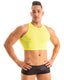 G28 - Men’s Racerback Crop Top – Muscle Fit Cropped Tank - Mesh 1502 Chartreuse - Skinzwear