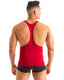 G29 - Men’s Racerback Gym Top – Muscle Fit Tank - Solids 9861 Cherry - Skinzwear