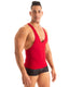 G29 - Men’s Racerback Gym Top – Muscle Fit Tank - Solids 9861 Cherry - Skinzwear