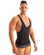 G29 - Men’s Racerback Gym Top – Muscle Fit Tank - Solids 9862 Onyx - Skinzwear