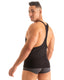G29 - Men’s Racerback Gym Top – Muscle Fit Tank - Solids 9862 Onyx - Skinzwear