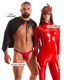 C1FZW - Womens Front Zipper Catsuit for Women - Metallics