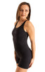 J6 - Womens Gym Onsie - Soft Touch Fabric - Solids 9862 Onyx - Skinzwear