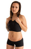 Swim and Sport Top in Black 1; Swim and Sport Top in Black 2; Swim and Sport Top in Black 3; Swim and Sport Top in Black Fabric