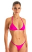 Womens Scrunchie Brazilian Bikini Bottom in Fuchsia 1; Womens Scrunchie Brazilian Bikini Bottom in Fuchsia 2; Womens Scrunchie Brazilian Bikini Bottom in Fuchsi