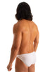 M16 - Mens Bikini Briefs - Solid Sheer Semi Sheer 8568 White - Skinzwear