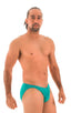 M16 - Mens Bikini Briefs - Solids 2456 Jade - Skinzwear