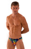 M16 - Mens Bikini Briefs - Tan Through 7803 Rave up - Skinzwear