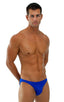 M16 - Mens Bikini Briefs - Wet Look 0003 Royal blue - Skinzwear