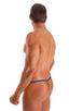 M1R2 - Mens Micro Adjustable G String Bikini - Mesh 4555 Royal blue athletic - Skinzwear