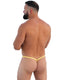 M1R2 - Mens Micro Adjustable G String Bikini - Prints 9879 - 9855 Pina colada - Solar flare - Skinzwear