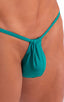 M1R2 - Mens Micro Adjustable G String Bikini - Solids 2456 Jade - Skinzwear