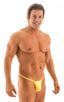 M1R2 - Mens Micro Adjustable G String Bikini - Solids 2456 Jade - Skinzwear